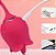 Vibrador Rosa com Estimulador Formato de Língua e Bullet - Imagem 5