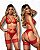 Conjunto Liz com Cinta Liga Vermelho - Imagem 5