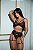 Conjunto em Renda com Cinta liga cor Preto - Imagem 3