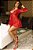 Robe em Tule e Renda cor Vermelha - Imagem 2