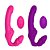 Vibrador Casal Strapless Nara cor Lilás com Controle Remoto - Imagem 2