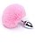 Plug Anal Tamanho P Pompom cor Rosa - Imagem 1