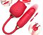 Vibrador Rosa Vai e Vem com Sugador de Clítoris - Imagem 2