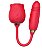 Vibrador Rosa Vai e Vem com Sugador de Clítoris - Imagem 1