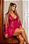 Robe em Tule e Renda cor Rosa Desejo - Imagem 2
