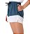 Shorts Feminino Com Recortes Navy HEAD - Imagem 3