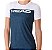 Camiseta Básica Feminina Com Recortes Navy II HEAD - Imagem 2