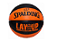 Bola De Basquete Spalding Lay Up 84548Z Laranja e Preto - Imagem 1