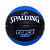 Bola De Basquete Spalding Force Preto/Azul - Imagem 1