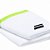 Munhequeira Babolat Logo Jumbo Branco/Lima Pack com 2 - Imagem 2