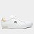 Tênis Lacoste Feminino Power Court Branco/Bege - Imagem 1