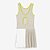 Vestido Lacoste EF7451 23 IEB Cinza/Verde Lima - Imagem 3