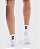Meia On Running Court Sock Mid Branca/Rosa PP - Imagem 3