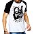 Camiseta Raglan branca com manga curta e preta masculina Let it Beer - Imagem 3