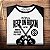 Camiseta Raglan branca com manga curta e preta masculina Keep On Rockin in a Free World - Imagem 2