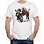 Camiseta Premium Roquenrou masculina branca de mangas curtas True Classic Rock - Imagem 1