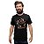 Camiseta Premium Roquenrou masculina preta de mangas curtas True Classic Rock - Imagem 3