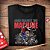 Camiseta rock Rage Against the Machine masculina tamanho adulto com mangas curtas na cor preta - Imagem 2