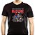 Camiseta rock Rage Against the Machine masculina tamanho adulto com mangas curtas na cor preta - Imagem 1