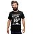 Camiseta rock Discos Voadores masculina tamanho adulto com mangas curtas na cor preta - Imagem 3