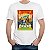 Camiseta rock Led Zeppelin Comics Premium tamanho adulto com mangas curtas na cor branca Premium - Imagem 1