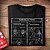 Camiseta rock Manual do Rock Premium tamanho adulto com mangas curtas na cor preta - Imagem 2