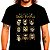 Camiseta Premium rock I listen to dead People para adulto com mangas curtas na cor preta - Imagem 1