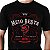 Camiseta rock Meio Besta tamanho adulto com mangas curtas na cor preta - Imagem 1