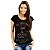 Camiseta rock Premium Toco Mal Mas Tenho Estilo tamanho adulto com mangas curtas na cor preta - Imagem 3