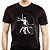 Camiseta Rock Guitarrista Vitruviano tamanho adulto com mangas curtas - Imagem 1
