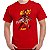 Camiseta Rock Angus Th Flash Young para adulto com mangas curtas na cor Vermelha - Imagem 1