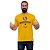 Camiseta para adulto com mangas curtas na cor Mostarda Lemmy Kilmister Velho Roqueiro - Imagem 4