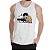 Camiseta rock Snoopy Freddy Mercury Regata Branca - Imagem 1