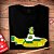 Camiseta Beatles Brasil Submarino Verde e Amarelo de mangas curtas na cor Preto - Imagem 2
