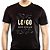 Camiseta Brick in Black com mangas curtas na cor preto - Imagem 1