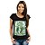 Camiseta In Rock We Trust tamanho adulto com mangas curtas na cor preta - Imagem 3