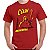 Camiseta rock The Clash Flash tamanho adulto com mangas curtas na cor vermelha Premium - Imagem 1