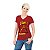 Camiseta rock The Clash Flash tamanho adulto com mangas curtas na cor vermelha Premium - Imagem 3