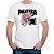 Camiseta rock Pantera Cor-de-Rosa tamanho adulto com mangas curtas na cor branca Premium - Imagem 1