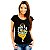 Camiseta rock Amy Winehouse Shivas na cor preta com mangas curtas - Imagem 3