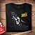 Camiseta rock Han´s Solo tamanho adulto com mangas curtas na cor preta premium - Imagem 4