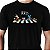 Camiseta The Rats Abbey Road mangas curtas tamanho adluto na cor preta - Imagem 1