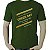 Camiseta whisky green label Green Day masculino para adulto com mangas curtas na cor verde musgo premium - Imagem 1