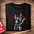 Camiseta rock Heavy Metal Universe tamanho adulto com mangas curtas preto premium - Imagem 4