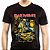 Camiseta Iron Maiden Piece Of Mind tamanho adulto na cor preta Classics - Imagem 1