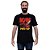 Camiseta rock Camiseta AC/DC Power Up - Lightning tamanho adulto masculina com mangas curtas na cor preta Rock Classics - Imagem 2