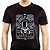 Camiseta rock Guns n Roses Caveira Paradise City Pirata masculina tamanho adulto com mangas curtas na cor preta Classics - Imagem 1