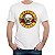 Camiseta Rock Guns n Roses Logo Oficial tamanho adulto na cor branca Classics - Imagem 1