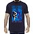 Camiseta rock Guns N' Roses User Your Illusion masculina para adulto com mangas curtas na cor azul marinho classics - Imagem 1