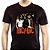Camiseta rock AC/DC Highway to Hell tamanho adulto masculina com mangas curtas na cor preta Rock Classics - Imagem 1